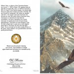 Grandmaster Van Wilson Funeral Program (outside)